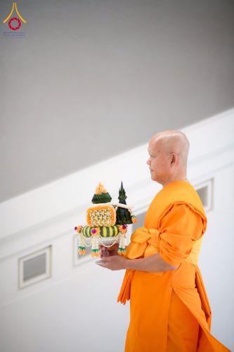 ภาพ No.223663:วันที่ 11 พฤษภาคม พ.ศ. 2568 พิธีบรรพชาของอุบาสก พิสิทธิ์ หมื่นแกล้ว  ณ วัดพระธรรมกาย