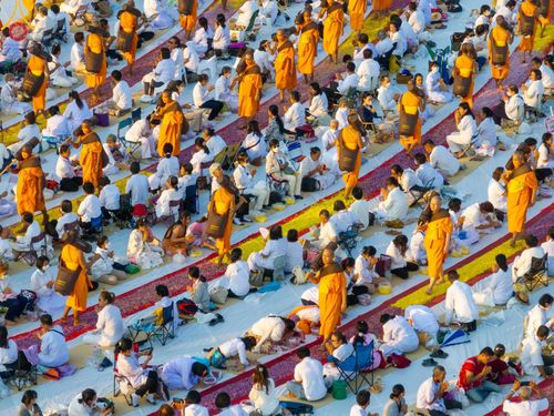 ภาพ No.116713:พิธีต้อนรับพระธรรมยาตรา ปีที่ 12 ณ อนุสรณ์สถานบางปลา จ.นครปฐม วันที่ 21 มกราคม พ.ศ. 2567