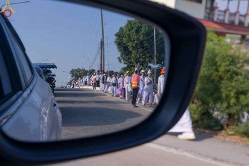 ภาพ No.114985:V.14 ดีเด่น การเตรียมงาน เก็บงาน การรับบุญของเจ้าหน้าที่หน่วยงานต่างๆ เพื่อโครงการธรรมยาตรา ปีที่ 12 ระหว่างวันที่ 2 - 31 มกราคม พ.ศ. 2567