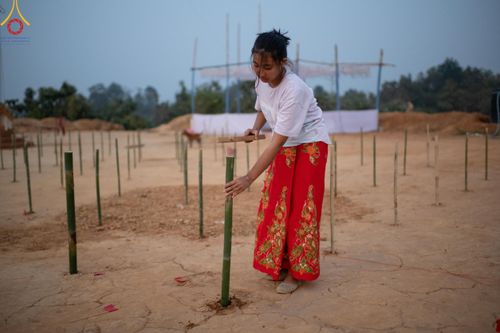 ภาพ No.127263:Photo Story ปฐมบรรพชาชาวพุทธมาร์มา เริ่ม วันที่ 2 กุมภาพันธ์ พ.ศ. 2567 ณ วัดธัมจักร อรัญกุฏิ เมืองรัมการ์ คาร์กาชารี บังกลาเทศ