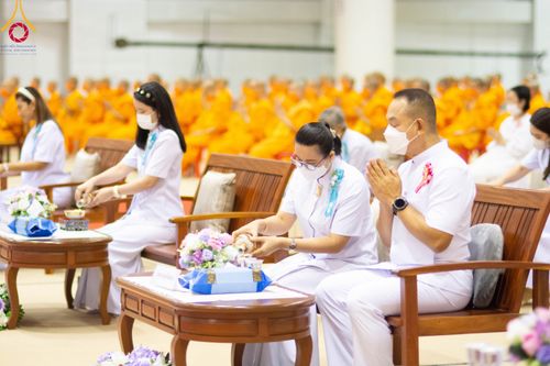 ภาพ No.90786:พิธีบำเพ็ญกุศลสวดพระอภิธรรม  อุบาสกถาวร พรหมถาวร (อุบาสกผู้ปั้นพระ) คืนที่ 3 วันจันทร์ที่ 16 ตุลาคม พ.ศ. 2566 ณ ห้องแก้วสารพัดนึก 1 สภาธรรมกายสากล วัดพระธรรมกาย จ.ปทุมธานี