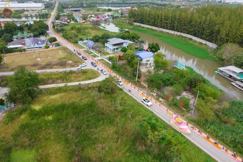 ภาพ No.68895:พิธีต้อนรับพระธรรมยาตรา ในโครงการธรรมยาตรากตัญญูบูชา มหาปูชนียาจารย์ พระมงคลเทพมุนี(สด จนฺทสโร) พระผู้ปราบมาร อนุสรณ์สถาน 7 แห่ง ปีที่ 11 วันที่ 3 มกราคม พ.ศ. 2566 ณ อนุสรณ์สถานมหาวิหารพระมงคลเทพมุนี จ.สุพรรณบุรี