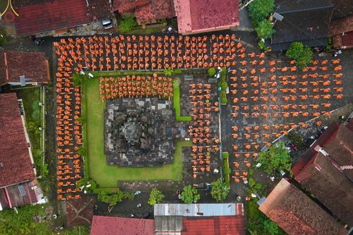 ภาพ No.68463:ธรรมยาตรา ณ มหาเจดีย์บรมพุทโธ ประเทศอินโดนีเซีย วันที่ 24 ธันวาคม พ.ศ. 2565