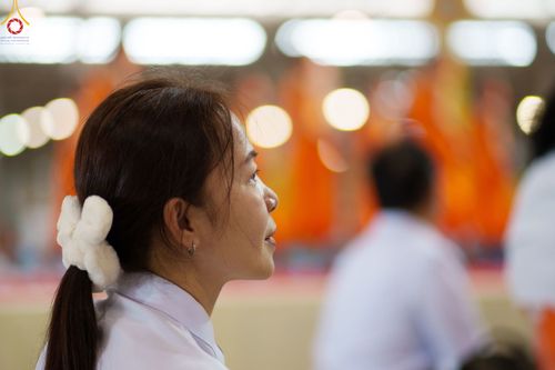 ภาพ No.85294:พิธีมุทิตาสักการะพระภิกษุ ผู้สอบได้เปรียญธรรม ๙ ประโยคระดับโลก, พิธีมอบโล่เกียรติยศและทุนการศึกษา สำนักเรียนบาลีดีเด่นทั่วประเทศ ในวันสมาธิโลก อาทิตย์ที่ 6 สิงหาคม พ.ศ. 2566 ณ สภาธรรมกายสากล วัดพระธรรมกาย