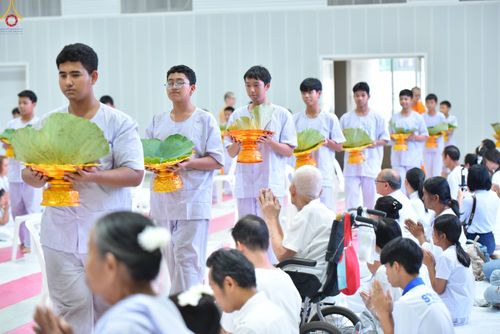 ภาพ No.316759:วันเสาร์ที่ 28 มีนาคม พ.ศ.2569 พิธีปลงผมนาคธรรมทายาท โครงการสามเณรยุวธรรมทายาท รุ่นที่ 34 โครงการสามเณรมัชฌิมธรรมทายาท รุ่นที่ 30 ณ มหารัตนวิหารคด 13 วัดพระธรรมกาย