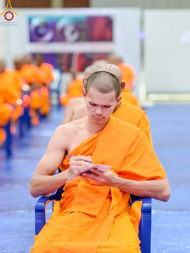 ภาพ No.315225:​วันอาทิตย์ที่ 22 มีนาคม พ.ศ.2569 สามเณรธรรมทายาทเนปาล 500 รูป ฟังธรรม สวดมนต์ ปฏิบัติธรรมร่วมกัน  ณ International Assembly and Meditation Hall Lumbini