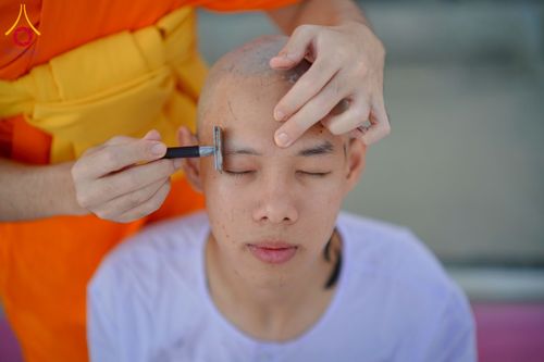 ภาพ No.274804:วันอาทิตย์ที่ 30 พฤศจิกายน พ.ศ. 2568 พิธีปลงผม โครงการอุปสมบทบูชาธรรมมหาปูชนียาจารย์ ปี 2568 ณ ลานธรรมพระมหาธรรมกายเจดีย์ ฝั่งทิศตะวันตก ระหว่างวิหารคดหมายเลข 8 และ 9 วัดพระธรรมกาย