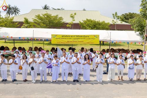 ภาพ No.148734:พิธีบุพเปตพลี, พิธีทอดผ้าป่า, พิธีไถ่ชีวิตโค 80 ตัว ให้ชีวิตสัตว์เป็นทาน ณ ศูนย์ปฎิบัติธรรมภาคใต้ อ.บางกล่ำ จ.สงขลา วันเสาร์ที่ 10 สิงหาคม พ.ศ. 2567