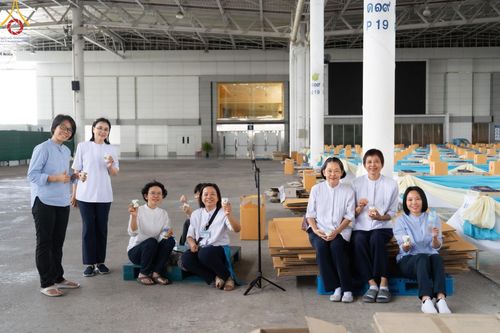 ภาพ No.60979:V.37 ยิ่งกว่าดี เพื่อ 80 ปีของพ่อ ภาพการเตรียมงานของหน่วยงานต่างๆ เพื่อพิธีฉลองอายุวัฒนมงคล 80 ปี หลวงพ่อธัมมชโย และรับถวายมหาสังฆทาน 10,000 กว่าวัดทั่วประเทศ ในวันคุ้มครองโลก วันจันทร์ที่ 22 เมษายน พ.ศ. 2567