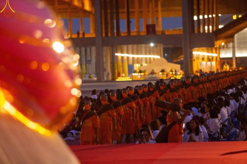 ภาพ No.120461:พิธีต้อนรับพระธรรมยาตรา ในโครงการธรรมยาตรา กตัญญูบูชา มหาปูชนียาจารย์ พระมงคลเทพมุนี(สด จนฺทสโร) พระผู้ปราบมาร อนุสรณ์สถาน 7 แห่ง ปีที่ 12 วันที่ 28 มกราคม พ.ศ. 2567 ณ วัดพระธรรมกาย จ.ปทุมธานี (ชุดที่ 2)