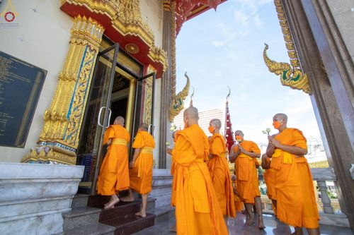 ภาพ No.65900:พิธีอุปสมบทวัดแค อ.พระสมุทรเจดีย์ จ.สมุทรปราการ รับบุญจัดงานโดยสำนักพัฒนาเยาวชนโลก ในโครงการอุปสมบทบูชาธรรม มหาปูชนียาจารย์ประจำปี 2565 เมื่อวันที่ 7 ธันวาคม พ.ศ. 2565