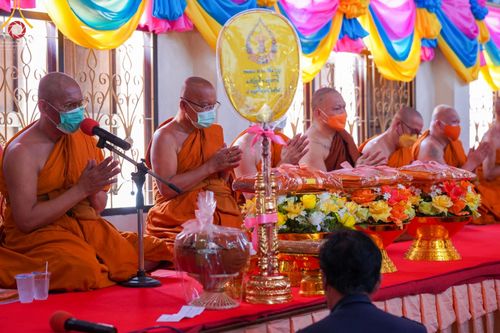 ภาพ No.64932:พิธีทอดกฐินสามัคคีทั่วไทย 5,000 วัด โดยคณะศิษยานุศิษย์วัดพระธรรมกาย น้อมบูชาธรรม 78 ปี หลวงพ่อธัมมชโย  วันอังคารที่ 8 พฤศจิกายน พ.ศ. 2565  ณ วัดนาบุญ อำเภอธัญบุรี จังหวัดปทุมธานี