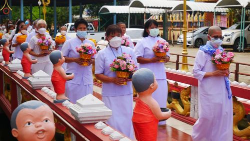 ภาพ No.66263:พิธีอุปสมบทวัดแพรก อ.บางกรวย จังหวัดนนทบุรี รับบุญจัดงานโดยสำนักต่างประเทศ เมื่อวันที่ 7 ธันวาคม พ.ศ. 2565