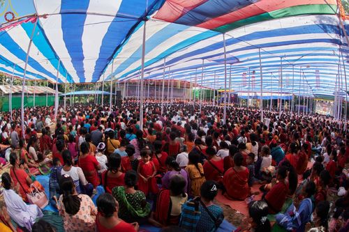 ภาพ No.63497:พิธีถวายและฉลองพระพุทธรูปปางไสยาสน์ขนาด 126 ฟุต ใหญ่ที่สุดในประเทศบังกลาเทศ ณ วัดจูราชารี สาขะ บานา วิหาร รังกามาติ วันที่ 16 พฤศจิกายน พ.ศ. 2565