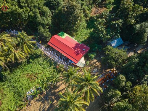 ภาพ No.65709:พิธีถวายพระบรมสารีริกธาตุ เพื่อประดิษฐาน ณ พระพุทธรูปปางไสยยาสน์ ที่ยาวที่สุดในบังกลาเทศ  วันที่ 22 พฤศจิกายน พ.ศ. 2565