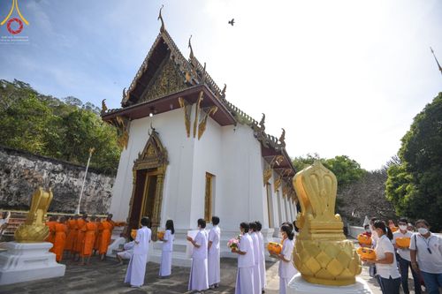 ภาพ No.67145:พิธีอุปสมบทวัดพระพุทธบาทราชวรมหาวิหาร อ.พระพุทธบาท จ.สระบุรี รับบุญจัดงานโดย ผู้นำบุญและทีมงานจังหวัดสระบุรี เมื่อวันที่ 9 ธันวาคม พ.ศ. 2565