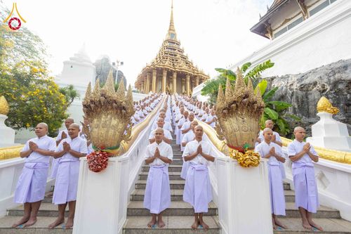 ภาพ No.349382:วันอังคารที่ 15 กันยายน พ.ศ.2569  พิธีขอขมา รับบาตร ผ้าไตร และบรรพชา "โครงการบรรพชาและพัฒนาศีลธรรม นักเรียนนายสิบตำรวจรุ่นที่ 16“ ศูนย์ฝึกอบรมตำรวจภูธร ภาค 1 ณ วัดพระพุทธบาท ราชวรมหาวิหาร  จ.สระบุรี