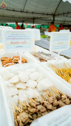 ภาพ No.70409:พิธีถวายภัตตาหารเป็นสังฆทาน แด่คณะพระธรรมยาตราฯ ในโครงการธรรมยาตราฯ ปีที่ 11 ณ อนุสรณ์สถานคลองบางนางแท่น อ.สามพราน จ.นครปฐม วันที่ 12 มกราคม พ.ศ. 2566