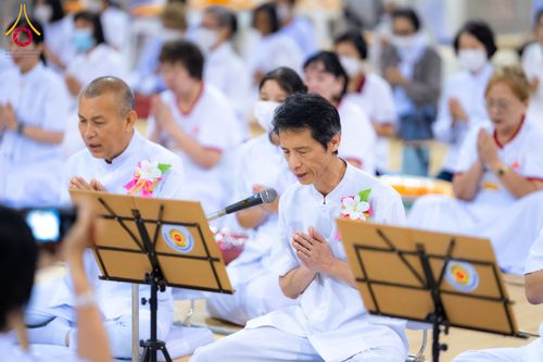 ภาพ No.121207:พิธีถวายภัตตาหารเป็นสังฆทาน แด่คณะพระธรรมยาตราฯ ในโครงการธรรมยาตรากตัญญูบูชา มหาปูชนียาจารย์ พระมงคลเทพมุนี(สด จนฺทสโร) พระผู้ปราบมาร อนุสรณ์สถาน 7 แห่ง ปีที่ 12 วันที่ 30 มกราคม พ.ศ. 2567 ณ สภาธรรมกายสากล วัดพระธรรมกาย