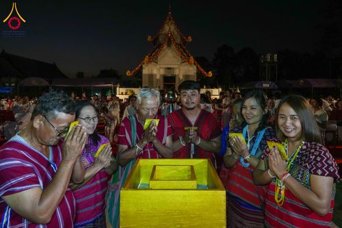 ภาพ No.309089:วันศุกร์ที่ 6 กุมภาพันธ์ พ.ศ.2569 พิธีจุดประทีปโคมลาน ปล่อยโคมลอยถวายเป็นพุทธบูชา  ณ ลานธรรมเจดีย์วัดทุ่งเจริญธรรม อ.อมก๋อย จ.เชียงใหม่