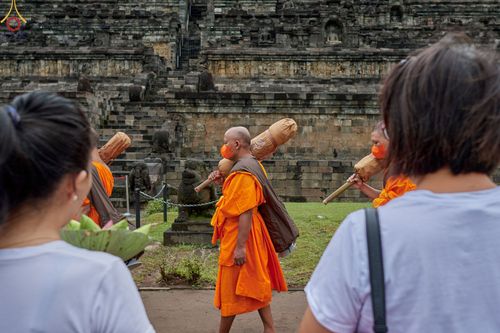 ภาพ No.68444:ธรรมยาตรา ณ มหาเจดีย์บรมพุทโธ ประเทศอินโดนีเซีย วันที่ 24 ธันวาคม พ.ศ. 2565