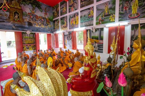 ภาพ No.67126:พิธีอุปสมบทวัดราษฎร์ศรัทธาธรรม อ.หนองแค จ.สระบุรี รับบุญจัดงานโดย สำนักพัฒนาเยาวชนโลก เมื่อวันที่ 9 ธันวาคม พ.ศ. 2565