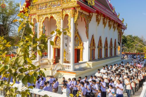 ภาพ No.293353:วันที่ 12 มกราคม พ.ศ. 2569 พิธีทอดผ้าป่าทำนุบำรุงศาสนสถาน ณ วัดผาสุการาม อ.บางเลน จ.นครปฐม ในโครงการธรรมยาตรา กตัญญูบูชา มหาปูชนียาจารย์ พระมงคลเทพมุนี(สด จนฺทสโร) พระผู้ปราบมาร อนุสรณ์สถาน 7 แห่ง ปีที่ 14