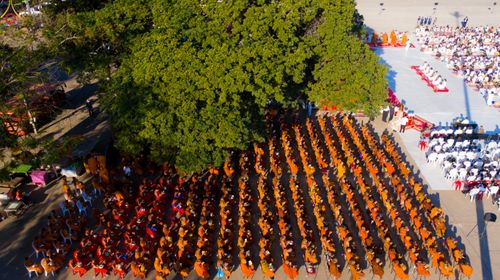 ภาพ No.280229:วันอังคารที่ ๓๐ ธันวาคม พ.ศ. ๒๕๖๘ พิธีตักบาตรพระ ๑,๐๖๙ รูป จังหวัดกาฬสินธุ์   ณ บริเวณสนามหน้าศาลากลาง จังหวัดกาฬสินธุ์ (หลังเก่า)