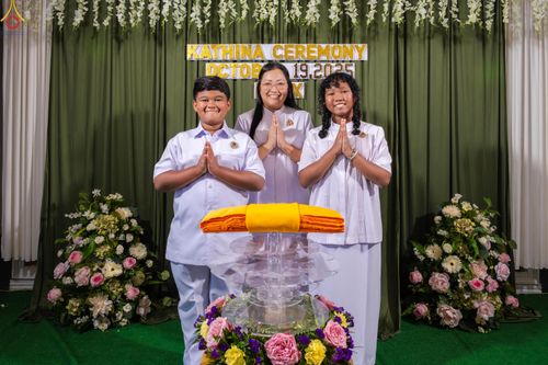 ภาพ No.284342:วันอาทิตย์ที่ 19 ตุลาคม พ.ศ.2568  พิธีทอดกฐินสามัคคี ณ วัดพระธรรมกายเท็กซัส สหรัฐอเมริกา