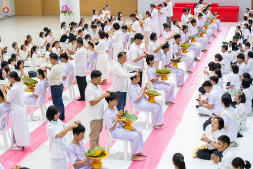 ภาพ No.319293:วันเสาร์ที่ 4 เมษายน พ.ศ.2569 พิธีปลงผมนาคธรรมทายาท โครงการอุปสมบทหมู่ธรรมทายาท ระดับอุดมศึกษา รุ่นที่ 53 ภาคฤดูร้อน ณ มหารัตนวิหารคด 13 วัดพระธรรมกาย