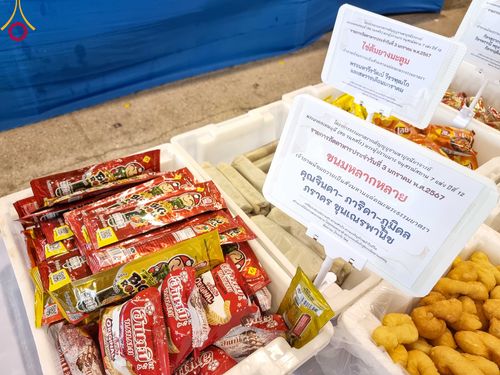 ภาพ No.105563:พิธีถวายภัตตาหารเป็นสังฆทาน แด่คณะพระธรรมยาตราฯ ในโครงการธรรมยาตรากตัญญูบูชา มหาปูชนียาจารย์ พระมงคลเทพมุนี(สด จนฺทสโร) พระผู้ปราบมาร อนุสรณ์สถาน 7 แห่ง ปีที่ 12 วันที่ 3 มกราคม พ.ศ. 2567 ณ สภาธรรมกายสากล วัดพระธรรมกาย