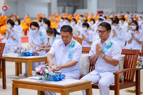 ภาพ No.91082:พิธีบำเพ็ญกุศลสวดพระอภิธรรม  อุบาสกถาวร พรหมถาวร (อุบาสกผู้ปั้นพระ) คืนสุดท้าย วันศุกร์ที่ 20 ตุลาคม พ.ศ. 2566 ณ ห้องแก้วสารพัดนึก 1 สภาธรรมกายสากล วัดพระธรรมกาย จ.ปทุมธานี