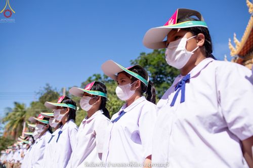 ภาพ No.69160:พระธรรมยาตรา ปฏิบัติศาสนกิจ ทำนุบำรุงศาสนสถาน, สวดธรรมจักร, ปฏิบัติธรรม ร่วมกับชุมชน,นักเรียนเด็กดีวีสตาร์ และร่วมพิธีทอดผ้าป่าบำรุงศาสนสถาน ในโครงการธรรมยาตรากตัญญูบูชา มหาปูชนียาจารย์ พระมงคลเทพมุนี(สด จนฺทสโร) พระผู้ปราบมาร อนุสรณ์สถาน 7 แห่ง ปีที่ 11