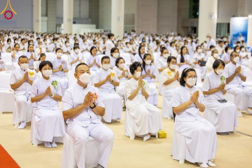 ภาพ No.90647:พิธีบำเพ็ญกุศลสวดพระอภิธรรม อุบาสกถาวร พรหมถาวร (อุบาสกผู้ปั้นพระ) วันอาทิตย์ที่ 15 ตุลาคม พ.ศ. 2566 ณ ห้องแก้วสารพัดนึก 1 สภาธรรมกายสากล วัดพระธรรมกาย จ.ปทุมธานี