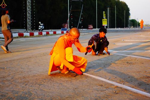 ภาพ No.320982:วันที่ 9 เมษายน พ.ศ.2569 การเตรียมงานจราจร เพื่องานถวายมหาสังฆทาน 40,000 กว่าวัดทั่วประเทศ วันคุ้มครองโลก 22 เมษายน พ.ศ.2569 วัดพระธรรมกาย