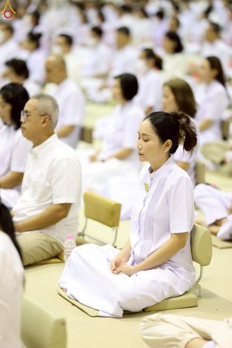 ภาพ No.227980:วันอาทิตย์ที่ 1 มิถุนายน พ.ศ. 2568 พิธีตักบาตร , พิธีบูชาข้าวพระ ณ วัดพระธรรมกาย จ.ปทุมธานี