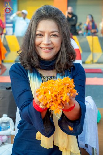 ภาพ No.213010:วันที่ 14 - 15 มีนาคม พ.ศ. 2568 คณะสงฆ์และสามเณรเดินธรรมยาตรา ในโครงการบวชสามเณรเนปาล 500 รูป ไปยังสถานที่รอบมายาเทวีและลุมพินีเกรด ณ ลุมพินี ประเทศเนปาล