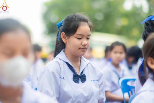 ภาพ No.203414:พิธีทอดผ้าป่าทำนุบำรุงศาสนสถาน ณ วัดปรางค์หลวง ตำบลบางม่วง อำเภอบางใหญ่ จังหวัดนนทบุรี ในโครงการธรรมยาตรา กตัญญูบูชา มหาปูชนียาจารย์ พระมงคลเทพมุนี(สด จนฺทสโร) พระผู้ปราบมาร อนุสรณ์สถาน 7 แห่ง ปีที่ 13 วันที่ 29 มกราคม พ.ศ. 2568