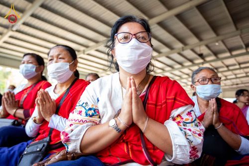 ภาพ No.75963:พิธีบรรพชาสามเณร ณ วัดปันชารี สันติปูร์ อรัญกฏิ เมืองคาร์กาชารี ประเทศบังกลาเทศ วันที่ 10 กุมภาพันธ์ พ.ศ. 2566