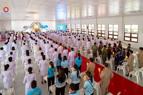 ภาพ No.237765:พิธีถวายเครื่องราชสักการะและวางพานพุ่ม และพิธีจุดเทียนถวายพระพรชัยมงคล เนื่องในโอกาสวันเฉลิมพระชนมพรรษา สมเด็จพระนางเจ้าสิริกิติ์ พระบรมราชินีนาถ พระบรมราชชนนีพันปีหลวง วันอังคารที่ 12 สิงหาคม พ.ศ. 2568  ณ อาคารปลูกศรัทธา 2 วัดพระธรรมกาย