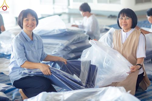 ภาพ No.218657:วันพฤหัสบดีที่ 17 เมษายน พ.ศ. 2568 การเตรียมงานในลานธรรม , สภาธรรมกายสากล , วิหารคด  เพื่องานวันคุ้มครองโลก 22 เมษายน พ.ศ. 2568