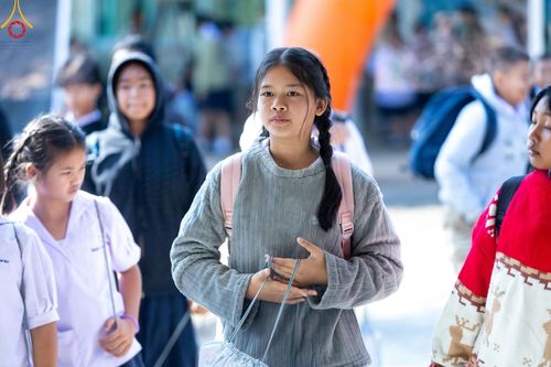 ภาพ No.186070:กิจกรรมวันรวมพลังเด็กดี V-Star ผู้นำฟื้นฟูศีลธรรมโลก จังหวัดแพร่ ณ ธุดงคสถานพรรัตนะแพร่ ต.แม่เกิ๋ง อ.วังชิ้น จังหวัดแพร่ วันที่ 23 ธันวาคม พ.ศ. 2567