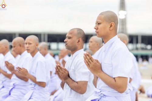 ภาพ No.232308:วันเสาร์ที่ 5 กรกฎาคม พ.ศ. 2568 พิธีบรรพชาอุปสมบท ธรรมทายาท โครงการบรรพชาอุปสมบทหมู่ รุ่นเข้าพรรษา ,  โครงการบวชพระนานาชาติ AEC & WAB รุ่นที่ 9 ณ วัดพระธรรมกาย