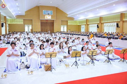 ภาพ No.89792:พิธีวางแผ่นจารึกชื่อ เพื่อนำไปประดิษฐานไว้ในฐานองค์พระประธาน เนื่องในโอกาสครบรอบ 10 ปี ศูนย์ปฏิบัติธรรมนครราชสีมา วันอาทิตย์ที่ 24 กันยายน พ.ศ. 2566