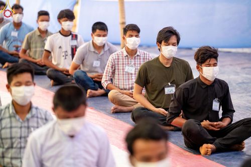 ภาพ No.127631:Photo Story ปฐมบรรพชาชาวพุทธมาร์มา Episode 2/5 วันที่ 6-7 กุมภาพันธ์ พ.ศ. 2567  โครงการบรรพชาครั้งประวัติศาสตร์ แห่งเทือกเขาจิตตะกอง  ครั้งแรกของชาวพุทธมาร์มา บังกลาเทศ บูชาธรรม 80 ปีหลวงพ่อธัมมชโย ณ วัดธัมจักร อรัญกุฏิ เมืองรัมการ์ คาร์กาชารี บังกลาเทศ