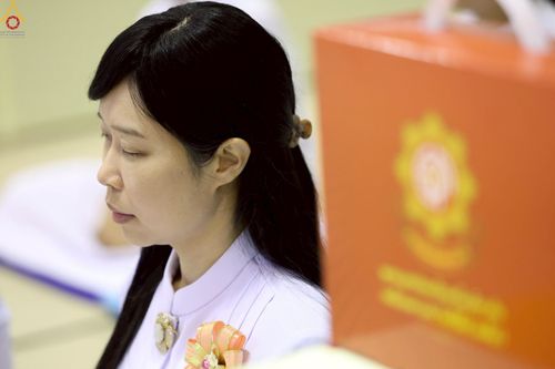 ภาพ No.236096:วันที่ 3 สิงหาคม พ.ศ. 2568 พิธีบูชาข้าวพระ ณ สภาธรรมกายสากล วัดพระธรรมกาย