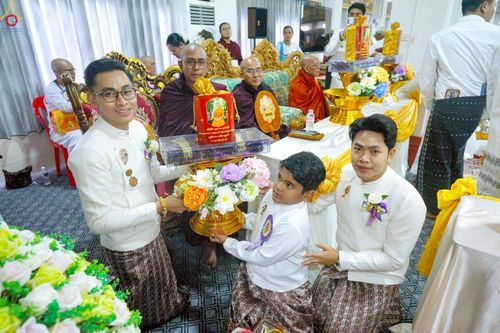 ภาพ No.261507:วันที่ 26 ตุลาคม พ.ศ. 2568 พิธีทอดกฐินสามัคคีไทย-เมียนมา บูชาธรรมอายุวัฒนมงคล 81 ปี หลวงพ่อธมฺมชโย ณ วัดมินจาวน์ ประเทศสาธารณรัฐแห่งสหภาพเมียนมา 