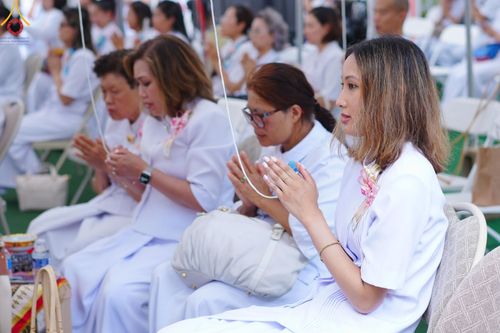 ภาพ No.144934:พิธีประดิษฐานลูกนิมิตมหาสมบัติ ผูกสีมาสถาปนาอุโบสถ บูชาธรรม ๘๐ ปี หลวงพ่อธัมมชโย วันอาทิตย์ที่ ๓๐ มิถุนายน พ.ศ. ๒๕๖๗ วัดพระธรรมกายนิวเจอร์ซี ประเทศสหรัฐอเมริกา