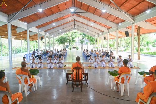 ภาพ No.317362:วันพุธที่ 1 เมษายน พ.ศ. 2569 พิธีตัดปอยผมยุวธรรมทายาท โครงการบรรพชาสามเณรฟื้นฟูพระพุทธศาสนา (ภาคฤดูร้อน) ปิดเทอมเติมธรรม ณ ศูนย์ปฏิบัติธรรมบุญประสาน จ.สระบุรี