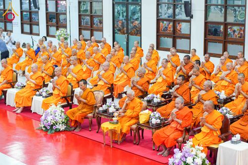 ภาพ No.316142:วันศุกร์ที่ 27 มีนาคม พ.ศ. 2569 พิธีบำเพ็ญกุศล คุณพ่อณรงค์ จินตมากุล  สิริอายุ 99 ปี 11 เดือน โยมบิดา พระครูปลัดรัตนวีรวัฒน์ (รังสฤษดิ์ อิทฺธิจินตโก) ที่ปรึกษาเจ้าคณะจังหวัดปทุมธานี เจ้าอาวาสวัดพระธรรมกาย  ณ ห้องปลูกศรัทธา 2 วัดพระธรรมกาย ปทุมธานี